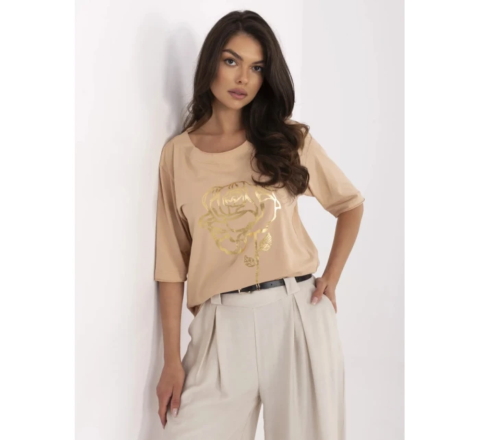 Bluzka CLM BZ model 21116800 camelowy - FPrice