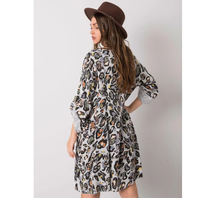 Šaty DHJ SK 21464.99 svetlo šedá