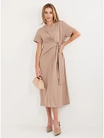 Sukienka MI SK model 22109931 ciemny bezowy - FPrice