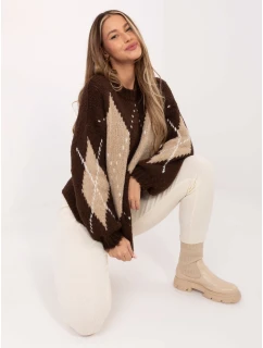 Jumper MI SW WM295.15 hnedý
