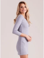 Šaty EN SK 3762.03 šedá Šaty EN SK 3762.03 šedá
