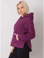 Mikina RV BL 7451.23 tmavo fialová