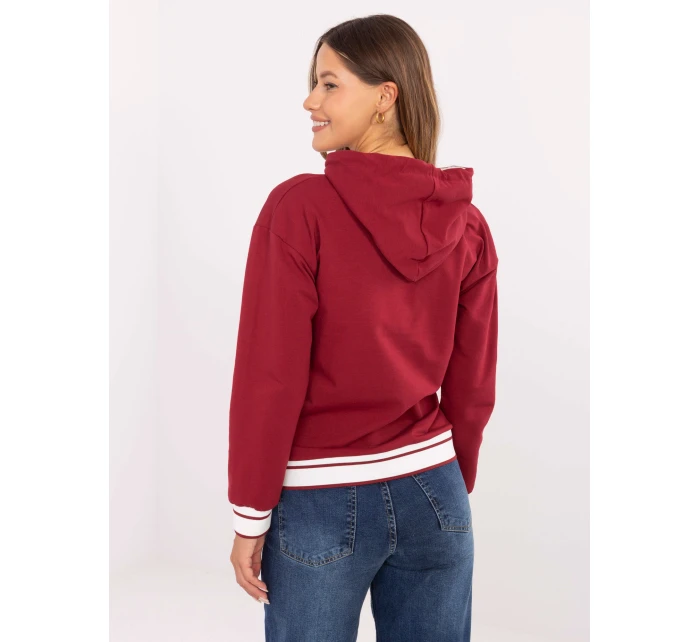 Mikina RV BL A857.47 burgundy Mikina RV BL A857.47 burgundy