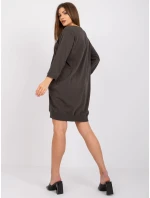 Šaty RV SK 6839.95 tmavá khaki