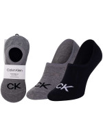 Calvin Klein Ponožky 701218716003 Czarny/Szary