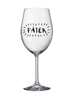 FRIDAY - číry pohár na víno 350 ml