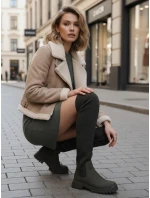 Dámské boty ELEFIVE green Dstreet ZY1303