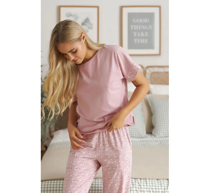 Dámske pyžamo 5324 Kvety sedmokrásky - Doctornap