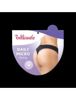 Dámske tangá DAILY MICRO THONG - BELLINDA - čierne