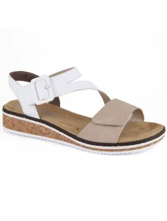 Pohodlné kombinované sandále Rieker W RKR678