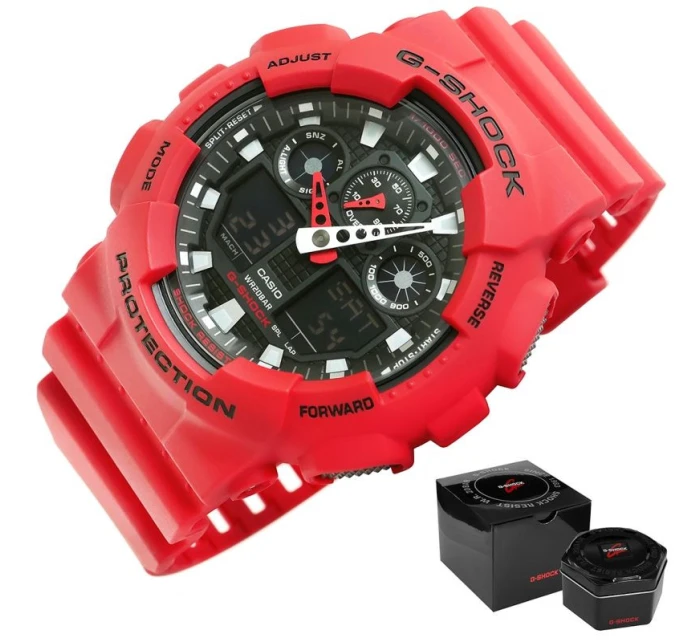 CASIO G-SHOCK Pánske hodinky GA-100B-4AER + BOX CASIO G-SHOCK Pánske hodinky GA-100B-4AER + BOX