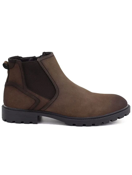Pánské vysoké kotníkové boty, hnědé, model 22348423 Pánské vysoké kotníkové boty, hnědé, model 22348423