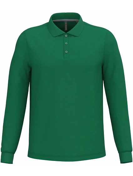 Kariban K 243 Pánske piqué polo s dlhým rukávom 20.K243 kelly green Kariban K 243 Pánske piqué polo s dlhým rukávom 20.K243 kelly green