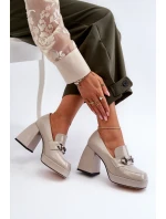 dámské polobotky na podpatku šedé D&A model 21655802 - S.Barski dámské polobotky na podpatku šedé D&A model 21655802 - S.Barski