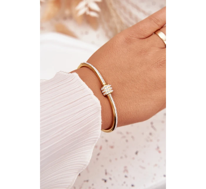 Dámský náramek s model 21776877 z nerezové oceli zlatý - Boto Dámský náramek s model 21776877 z nerezové oceli zlatý - Boto