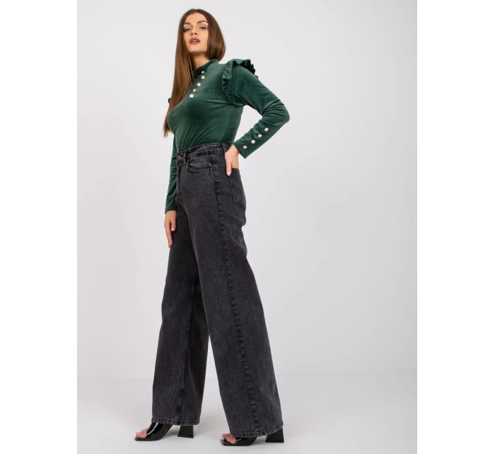 Blúzka DHJ BZ 6533A.44P tmavo zelená Blúzka DHJ BZ 6533A.44P tmavo zelená