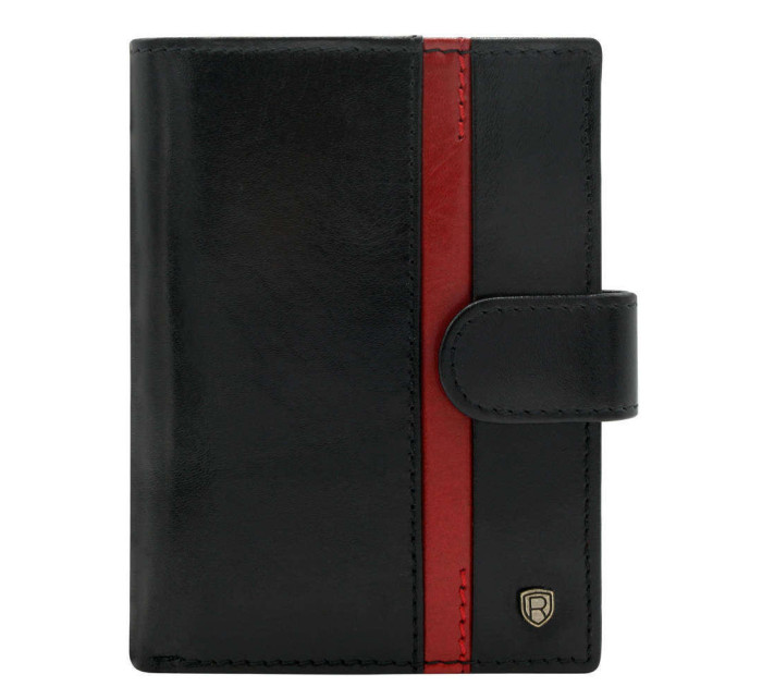 Pánske peňaženky Pánska kožená peňaženka N575L RVTP 3081 B čierna