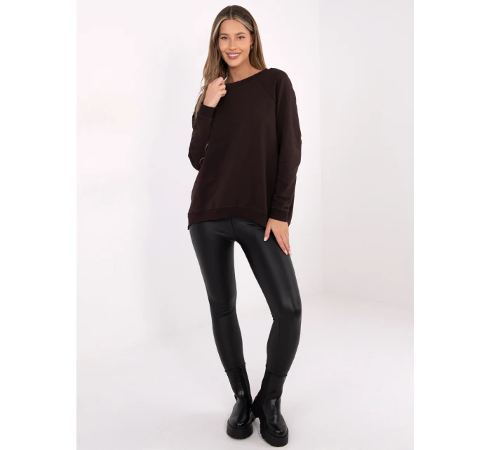 Mikina RV BL 5850.11X tmavohnedá Mikina RV BL 5850.11X tmavohnedá