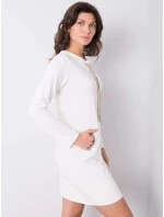 Šaty RV SK model 15182479 ecru - FPrice Šaty RV SK model 15182479 ecru - FPrice