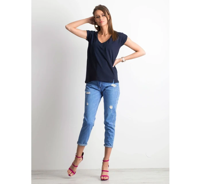 Tričko RV TS 4839.10P tmavo modrá