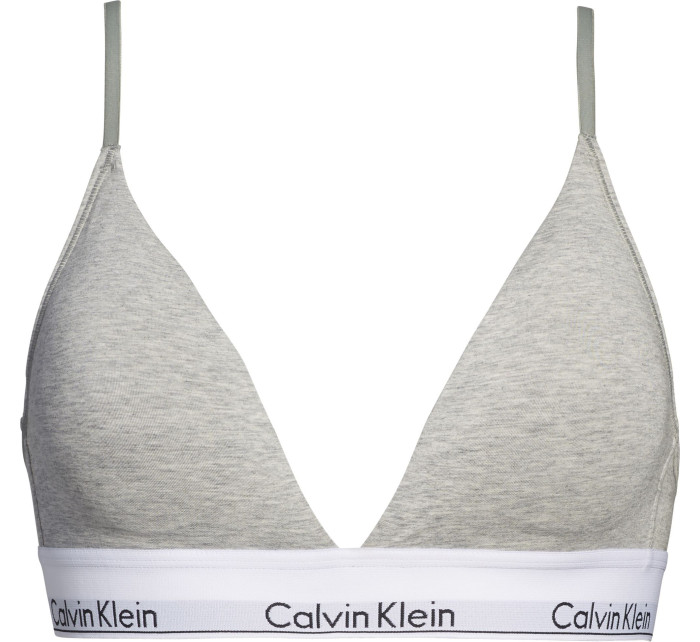 Dámska podprsenka Triangle Bra Modern Cotton 000QF5650E020 sivá - Calvin Klein