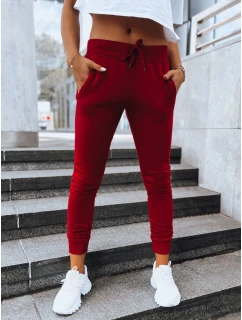 Dámske tepláky FITS burgundy UY0206