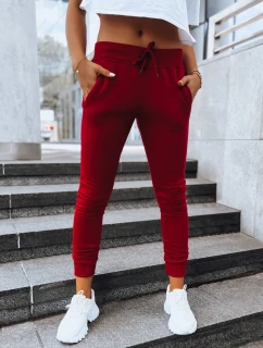 Dámske tepláky FITS burgundy UY0206