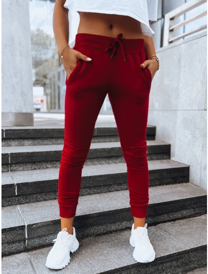 Dámske tepláky FITS burgundy UY0206