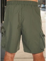 Pánské látkové bojové šortky zelené Dstreet model 21988614 - FashionStreet