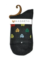 Dámske ponožky Magnetis 75 Colorful Hearts 21/22