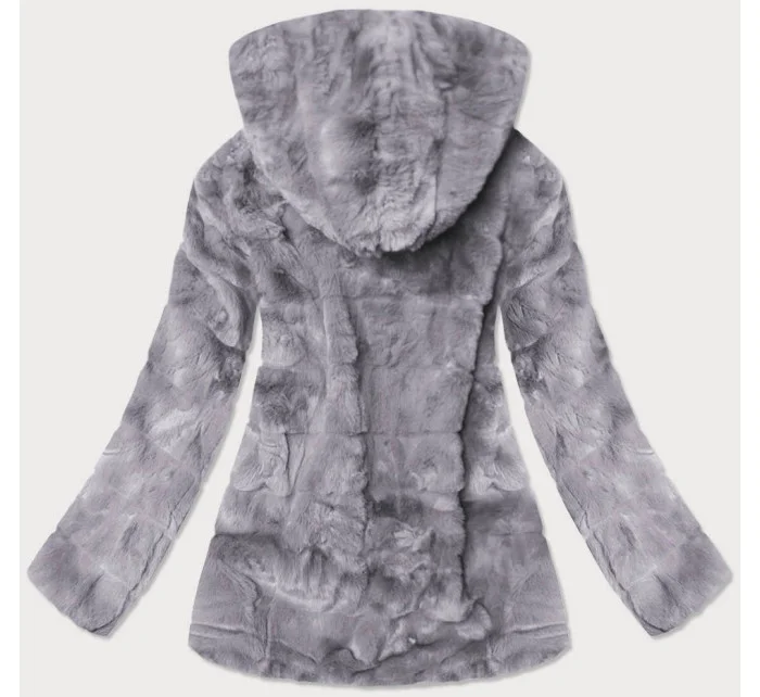 KURTKA DAMSKA Z KAPTUREM SZARA model 21242710 - S'WEST