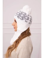 Dámske uši Balbina K381 white