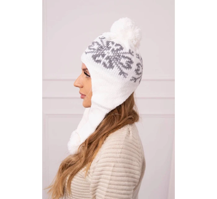 Dámske uši Balbina K381 white