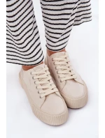 Dámské Textilní Tenisky Big Star model 21693225 Béžové - Big Star Shoes