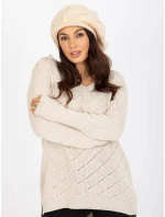 Čiapka AT CZ BF 38722 svetlo béžová