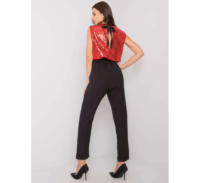 Kombinéza LK KO 507264.83P čierna a červená