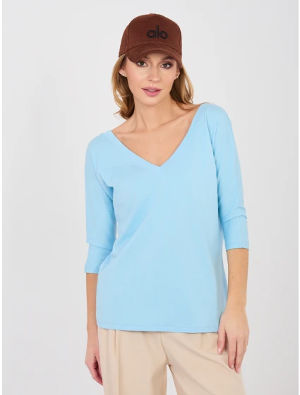 Bluzka RV BZ model 22013702 jasny niebieski - FPrice