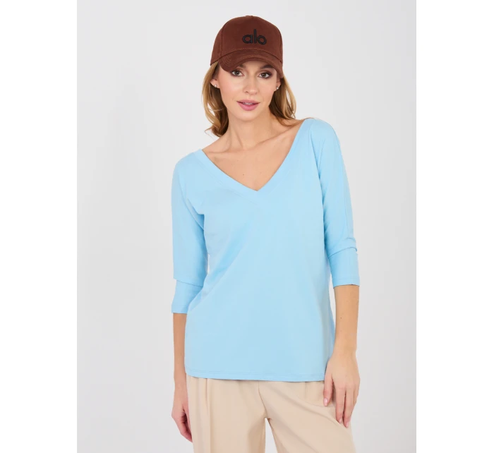 Bluzka RV BZ model 22013702 jasny niebieski - FPrice