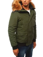 Pánská zimní bunda zelená Dstreet model 21963908 - FashionStreet
