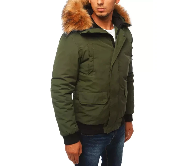 Pánská zimní bunda zelená Dstreet model 21963908 - FashionStreet
