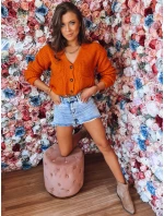 Dámské šortky PALOMA PARADISE light blue Dstreet SY0309z