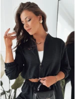Dámska bunda bomber MADDIE black FashionStreet RY2318 Dámska bunda bomber MADDIE black FashionStreet RY2318