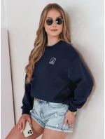 Dámská oversize mikina s výšivkou navy blue Dstreet model 21988101 - FashionStreet