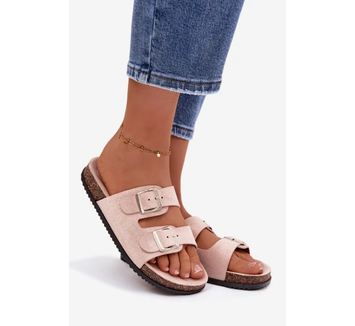 Dámské žabky Světle růžové Oliena