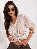 Koszula MI KS model 22118165 ciemny bezowy - FPrice