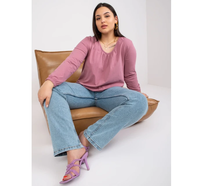 Blúzka RV BZ 6332.53P tmavo ružová