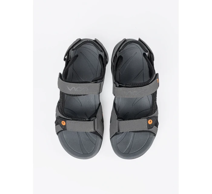 Designové  sandály dámské šedo-stříbrné bez podpatku