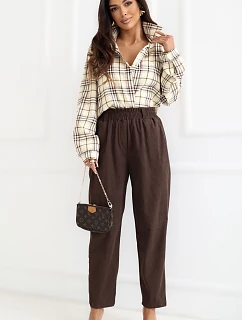 Šnúrové nohavice model 226966 Rue Paris