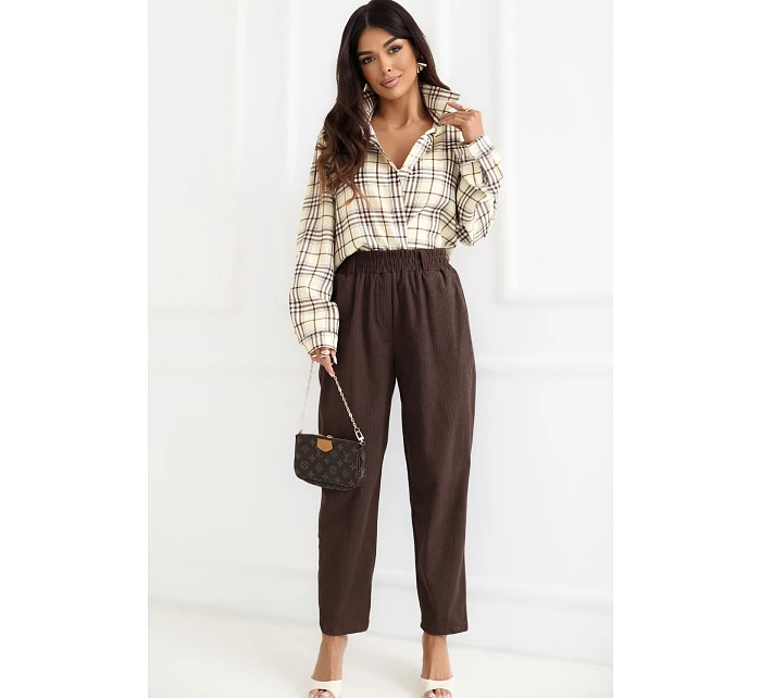 Šnúrové nohavice model 226966 Rue Paris