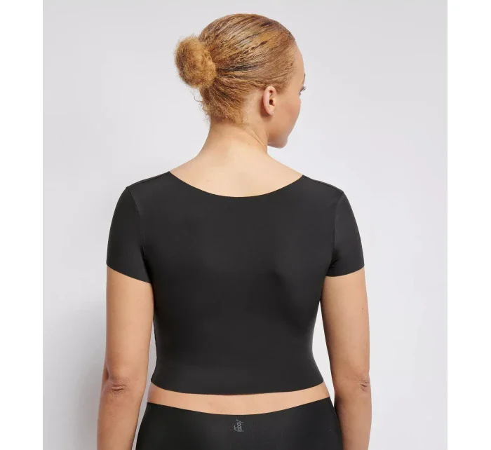 Dámsky top ZERO Feel 2.0 Crop Top - BLACK - black 0004 - SLOGGI Dámsky top ZERO Feel 2.0 Crop Top - BLACK - black 0004 - SLOGGI